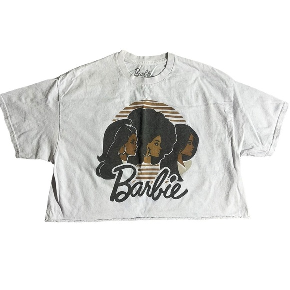 328-Barbie crop top - white and brown #y2k
#barbie #barbiemovie - Picture 1 of 5